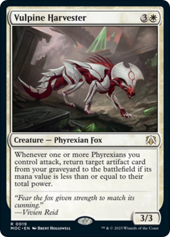 Image for Vulpine Harvester (19) [Commander: March of the Machine]