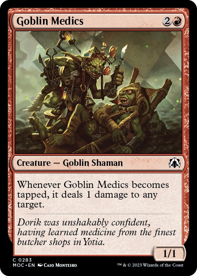 Image for Goblin Medics (283) [Commander: March of the Machine]