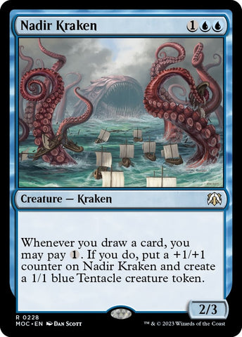 Image for Nadir Kraken (228) [Commander: March of the Machine]