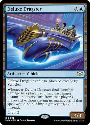 Image for Deluxe Dragster (21) [Commander: March of the Machine]