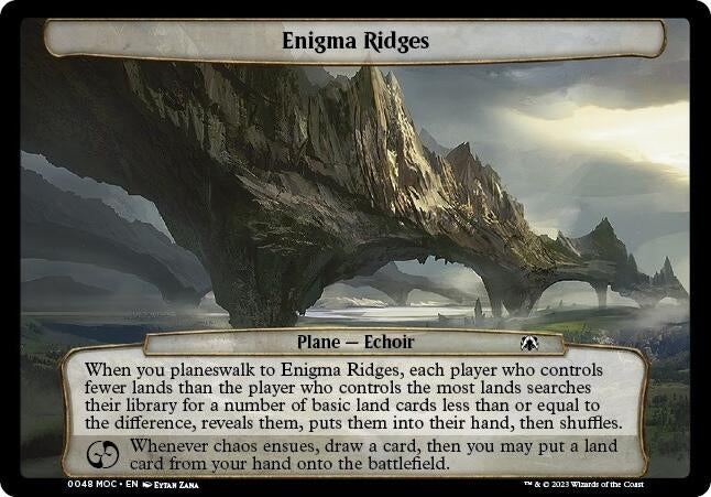 Image for Enigma Ridges (48) [Planechase: March of the Machine]