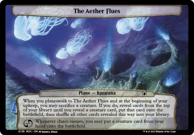 Image for The Aether Flues (139) [Planechase: March of the Machine]
