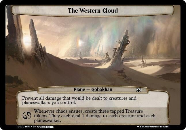 Image for The Western Cloud (70) [Planechase: March of the Machine]