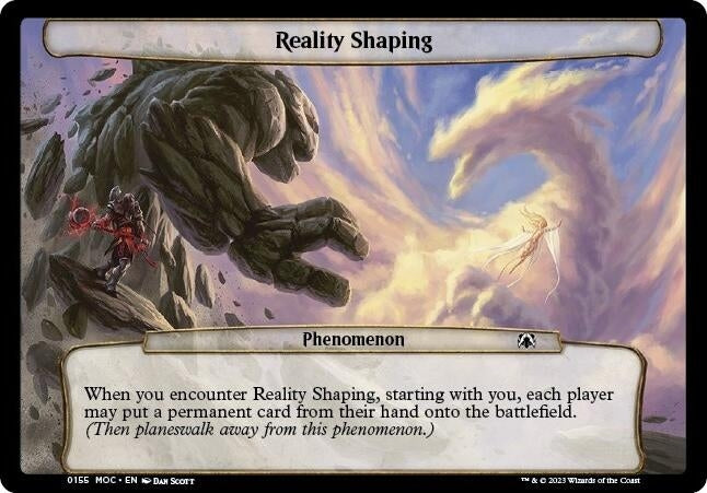 Image for Reality Shaping (155) [Planechase: March of the Machine]