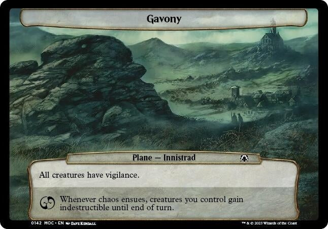 Image for Gavony (142) [Planechase: March of the Machine]