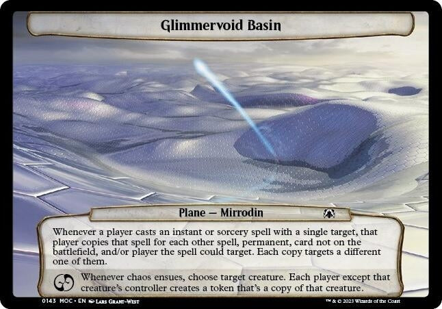 Image for Glimmervoid Basin (143) [Planechase: March of the Machine]