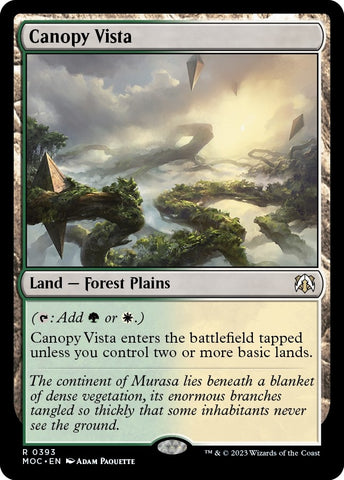 Image for Canopy Vista (393) [Commander: March of the Machine]