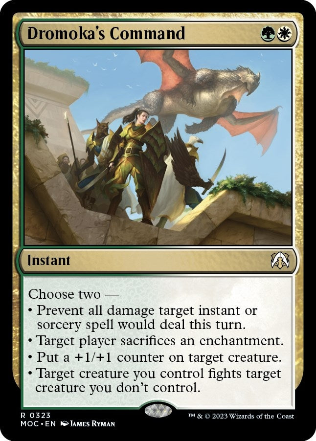 Image for Dromoka's Command (323) [Commander: March of the Machine]