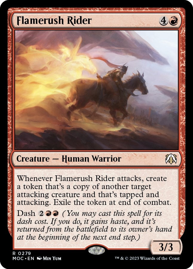 Image for Flamerush Rider (279) [Commander: March of the Machine]