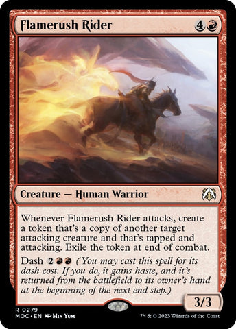 Image for Flamerush Rider (279) [Commander: March of the Machine]
