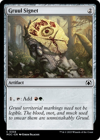 Image for Gruul Signet (358) [Commander: March of the Machine]