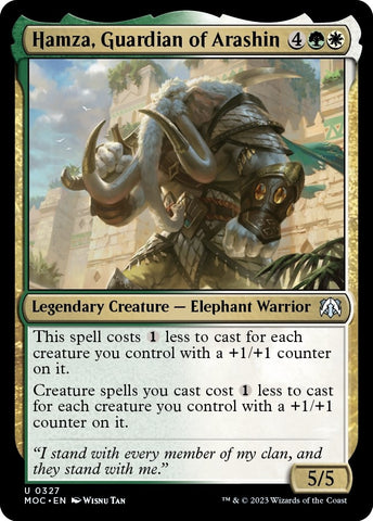 Image for Hamza, Guardian of Arashin (327) [Commander: March of the Machine]