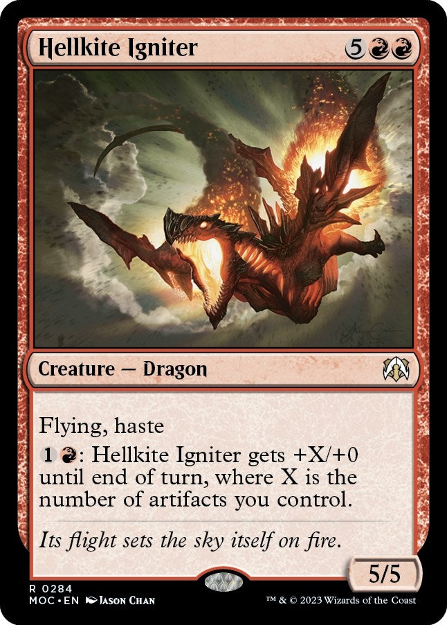 Image for Hellkite Igniter (284) [Commander: March of the Machine]