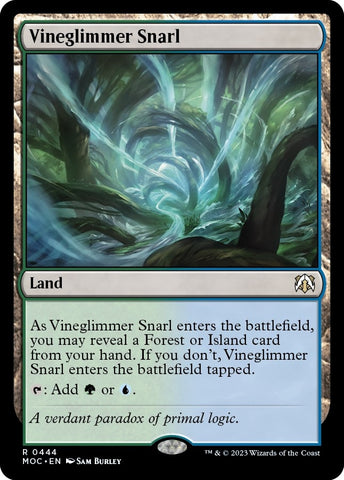 Image for Vineglimmer Snarl (444) [Commander: March of the Machine]