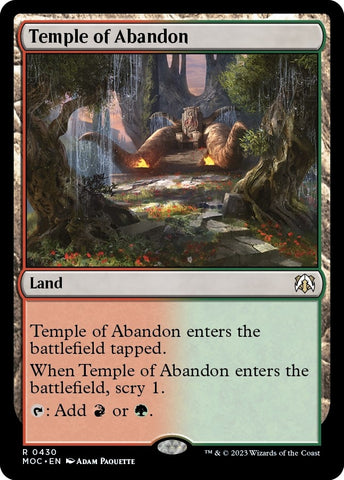 Image for Temple of Abandon (430) [Commander: March of the Machine]
