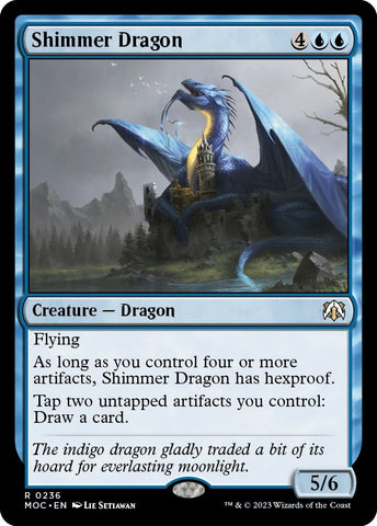 Image for Shimmer Dragon (236) [Commander: March of the Machine]
