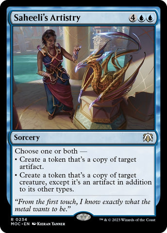 Image for Saheeli's Artistry (234) [Commander: March of the Machine]