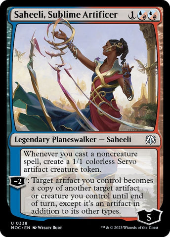 Image for Saheeli, Sublime Artificer (338) [Commander: March of the Machine]
