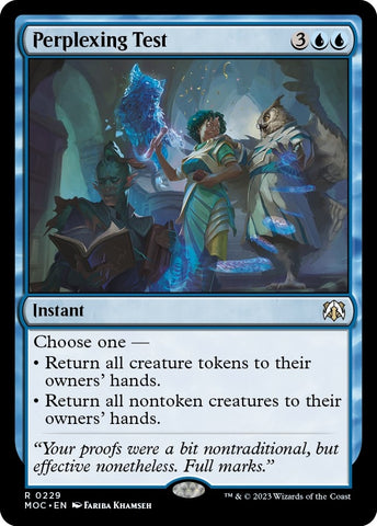 Image for Perplexing Test (229) [Commander: March of the Machine]