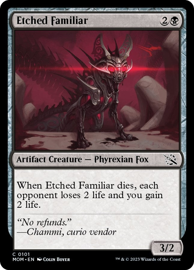 Image for Etched Familiar (101) [March of the Machine]