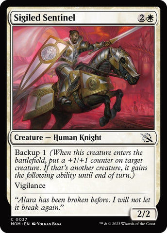 Image for Sigiled Sentinel (37) [March of the Machine]