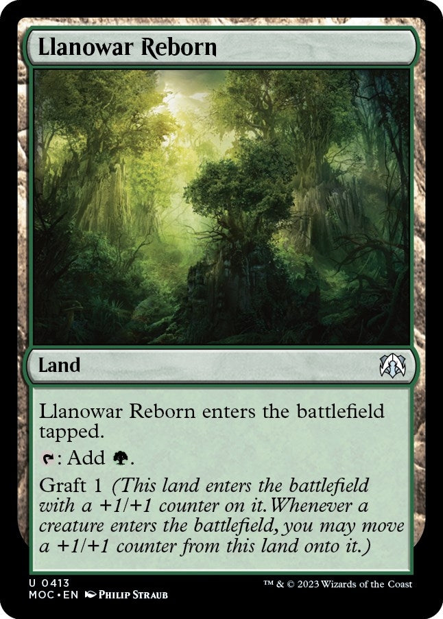 Image for Llanowar Reborn (413) [Commander: March of the Machine]