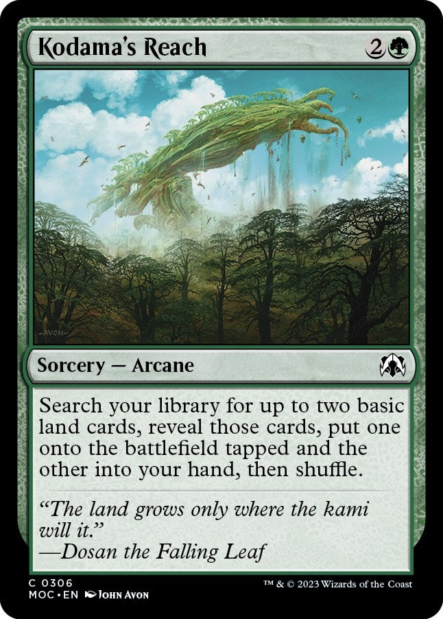 Image for Kodama's Reach (306) [Commander: March of the Machine]