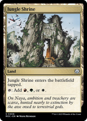 Image for Jungle Shrine (408) [Commander: March of the Machine]
