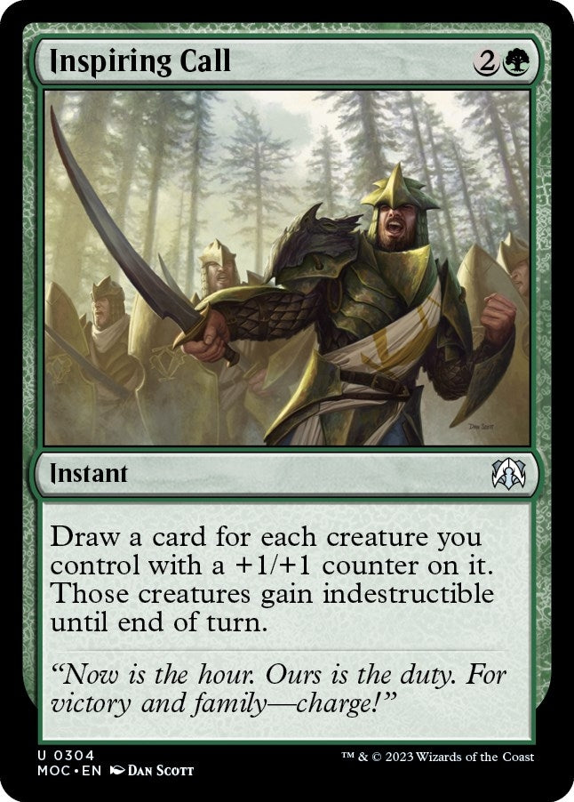 Image for Inspiring Call (304) [Commander: March of the Machine]