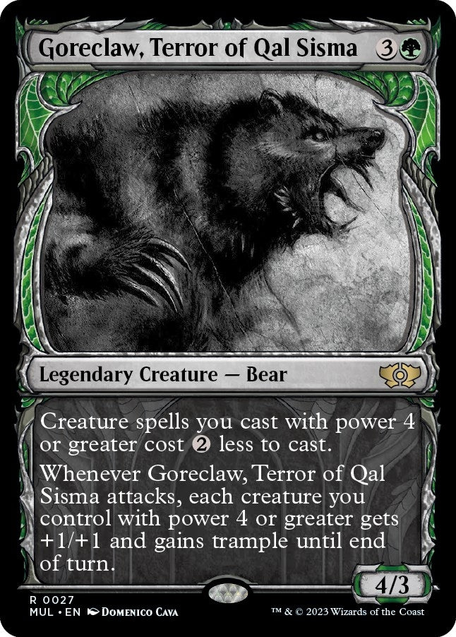 Image for Goreclaw, Terror of Qal Sisma (27) [March of the Machine: Multiverse Legends]