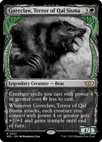 Image for Goreclaw, Terror of Qal Sisma (27) [March of the Machine: Multiverse Legends]