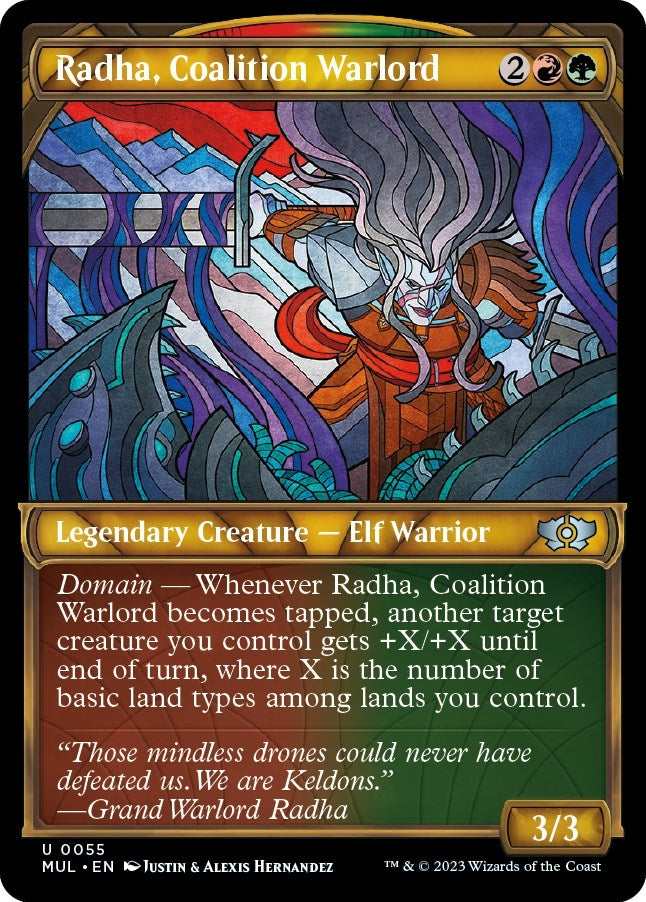 Image for Radha, Coalition Warlord (55) [March of the Machine: Multiverse Legends]