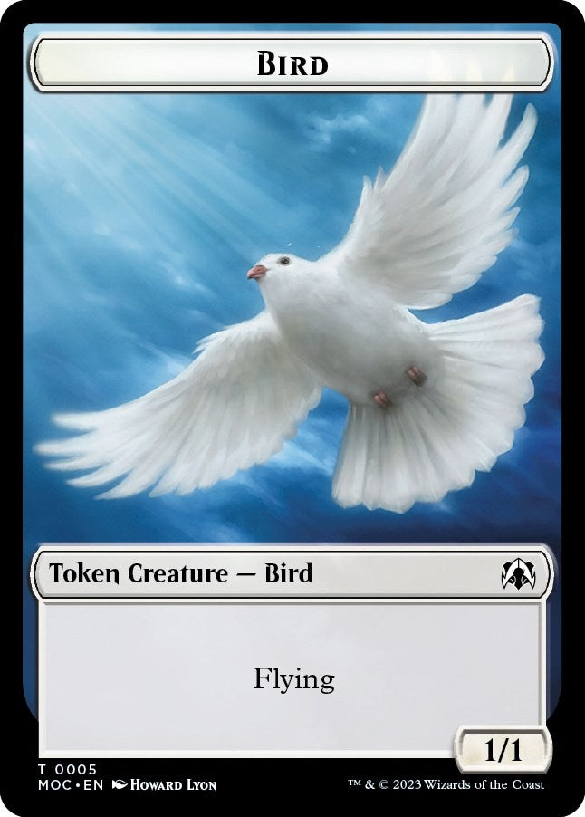 Image for Bird // Kobolds of Kher Keep Double-sided Token (5 // 27) [Commander: March of the Machine]