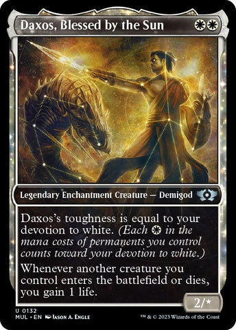 Image for Daxos, Blessed by the Sun (Halo Foil) (132) [March of the Machine: Multiverse Legends]