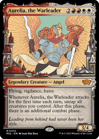 Image for Aurelia, the Warleader (35) [March of the Machine: Multiverse Legends]