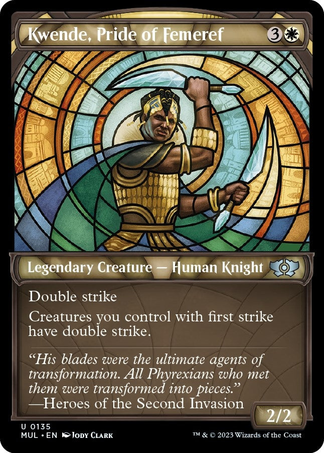 Image for Kwende, Pride of Femeref (Halo Foil) (135) [March of the Machine: Multiverse Legends]