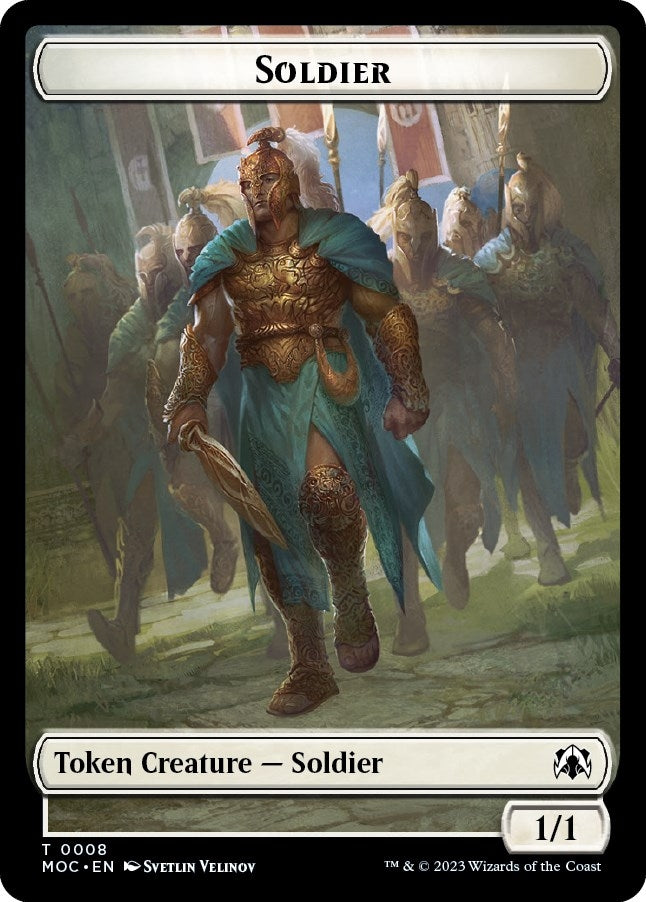 Image for Soldier // Insect Double-sided Token (8 // 31) [Commander: March of the Machine]