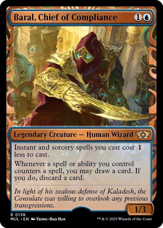Image for Baral, Chief of Compliance (Halo Foil) (138) [March of the Machine: Multiverse Legends]