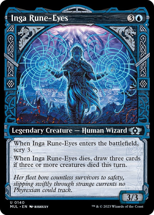 Image for Inga Rune-Eyes (Halo Foil) (140) [March of the Machine: Multiverse Legends]