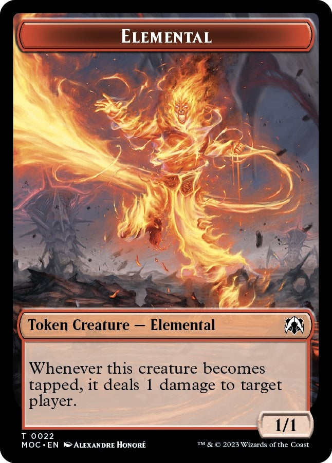 Image for Elemental // Elemental Double-sided Token (22 // 9) [Commander: March of the Machine]