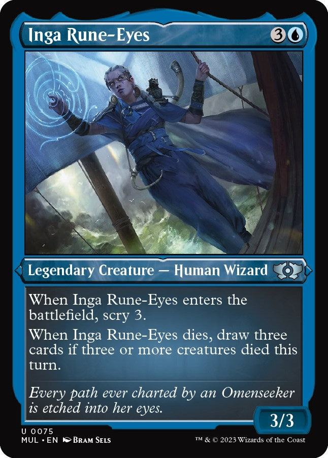 Image for Inga Rune-Eyes (Foil Etched) (75) [March of the Machine: Multiverse Legends]
