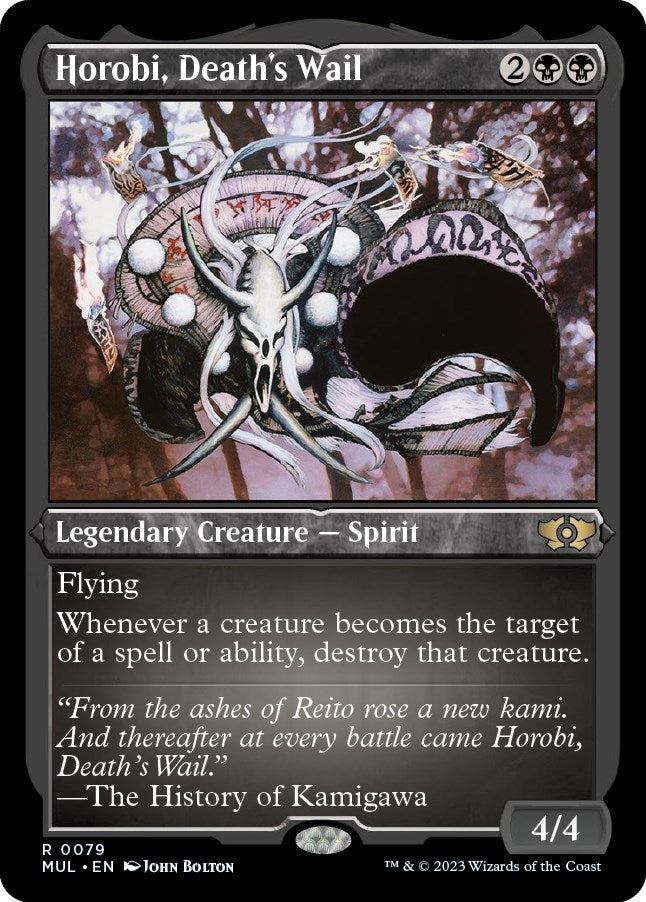 Image for Horobi, Death's Wail (Foil Etched) (79) [March of the Machine: Multiverse Legends]