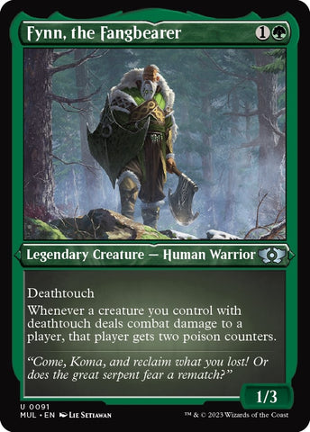 Image for Fynn, the Fangbearer (Foil Etched) (91) [March of the Machine: Multiverse Legends]