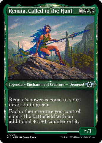 Image for Renata, Called to the Hunt (Foil Etched) (93) [March of the Machine: Multiverse Legends]
