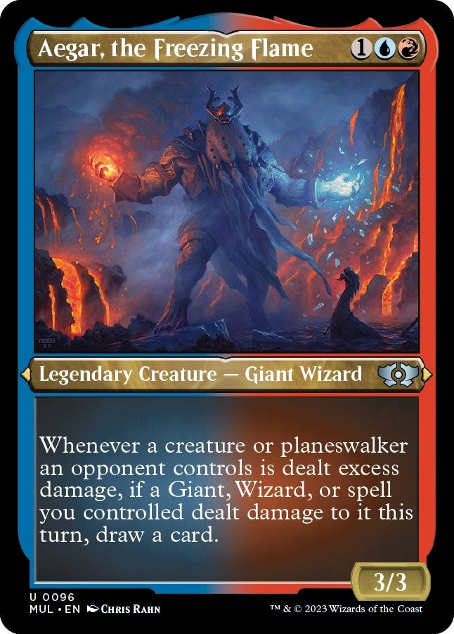 Image for Aegar, the Freezing Flame (Foil Etched) (96) [March of the Machine: Multiverse Legends]