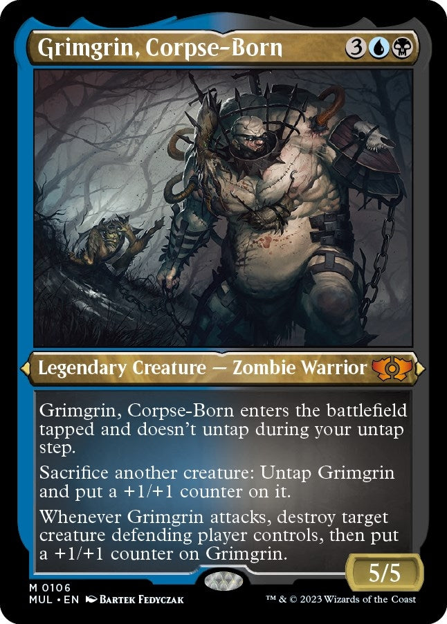 Image for Grimgrin, Corpse-Born (Foil Etched) (106) [March of the Machine: Multiverse Legends]