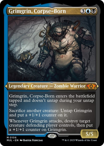 Image for Grimgrin, Corpse-Born (Foil Etched) (106) [March of the Machine: Multiverse Legends]
