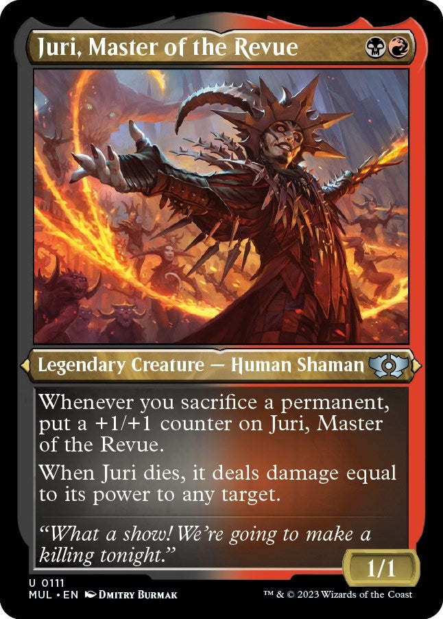 Image for Juri, Master of the Revue (Foil Etched) (111) [March of the Machine: Multiverse Legends]
