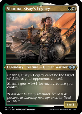 Image for Shanna, Sisay's Legacy (Foil Etched) (124) [March of the Machine: Multiverse Legends]