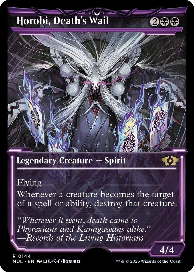 Image for Horobi, Death's Wail (Halo Foil) (144) [March of the Machine: Multiverse Legends]